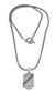 Men's sterling silver pendant necklace, 'Cobblestones' - Men's sterling silver pendant necklace thumbail