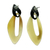 Buffalo horn dangle earrings, 'Sumatra Dawn' - Indonesian Modern Horn Dangle Earrings (image p208146) thumbail