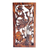 Wood relief panel, 'Stork with Lotus Blossoms' - Carved Wood Bird Relief Panel (image 2a) thumbail