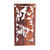 Wood relief panel, 'Stork with Lotus Blossoms' - Carved Wood Bird Relief Panel (image 2b) thumbail