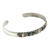 Gold accent cuff bracelet, 'Midnight Stars' - Gold accent cuff bracelet (image 2b) thumbail