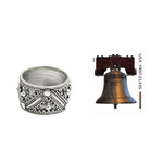 Sterling silver band ring, 'Lavish Bali' - Handcrafted Sterling Silver Band Ring from Bali