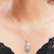 Amethyst pendant necklace, 'Frangipani Butterfly' - Hand Crafted Silver and Amethyst Pendant Necklace (image 2j) thumbail