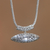 Sterling silver pendant necklace, 'Borobudur Horizon' - Handcrafted Sterling Silver Pendant Necklace thumbail