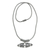 Sterling silver pendant necklace, 'Borobudur Horizon' - Handcrafted Sterling Silver Pendant Necklace (image 2a) thumbail