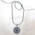 Garnet pendant necklace, 'Empress of Flowers' - Garnet pendant necklace