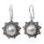 Cultured pearl flower earrings, 'Melati Hearts' - Cultured pearl flower earrings (image 2a) thumbail