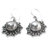 Cultured pearl flower earrings, 'Melati Hearts' - Cultured pearl flower earrings (image 2g) thumbail