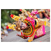'Condong Dancer II' - Condong Dancer in Bali Color Photograph