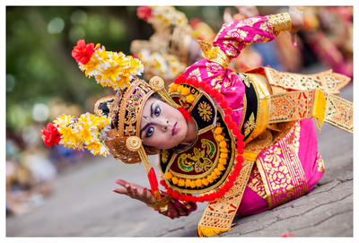 'Condong Dancer II' - Condong Dancer in Bali Color Photograph
