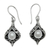 Cultured pearl dangle earrings, 'Lily of Bali' - Cultured pearl dangle earrings thumbail