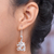 Sterling silver dangle earrings, 'Dragon Splendor' - Sterling Silver Dangle Earrings (image 2b) thumbail