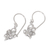 Sterling silver dangle earrings, 'Baby Butterfly' - Sterling silver dangle earrings