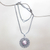 Cultured pearl flower necklace, 'Java Rose' - Cultured pearl flower necklace (image 2b) thumbail