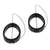 Horn drop earrings, 'Sea Melody' - Horn drop earrings (image 2d) thumbail