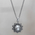 Cultured pearl flower necklace, 'Melati Hearts' - Cultured pearl flower necklace thumbail