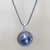 Cultured pearl flower necklace, 'Lavender Bloom' - Cultured pearl flower necklace