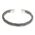 Men's sterling silver cuff bracelet, 'Warrior' - Men's Silver Cuff Bracelet (image 2a) thumbail