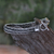 Men's sterling silver bracelet, 'Balinese Centipede' - Men's Silver Bracelet Sterling 925 Handmade (image 2) thumbail