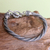 Men's sterling silver bracelet, 'Naga Twist' - Men's Handcrafted Sterling Silver Torsade Bracelet