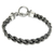 Men's sterling silver bracelet, 'Naga Braid' - Men's Sterling 925 Silver Braided Bracelet thumbail