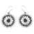 Sterling silver dangle earrings, 'Dazzling Suns' - Handmade Sterling Silver Dangle Earrings (image 2a) thumbail