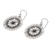 Sterling silver dangle earrings, 'Dazzling Suns' - Handmade Sterling Silver Dangle Earrings