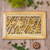 Wood relief panel, 'Bamboo Thicket' - Wood relief panel (image 2j) thumbail