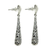 Sterling silver dangle earrings, 'Offering' - Sterling silver dangle earrings
