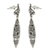 Sterling silver dangle earrings, 'Regency' - Modern Sterling Silver Dangle Earrings thumbail