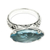 Blue topaz cocktail ring, 'Tranquil Sea' - Blue Topaz 925 Silver Cocktail Ring thumbail