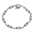 Cultured pearl link bracelet, 'Passion Fruit' - Cultured pearl link bracelet thumbail