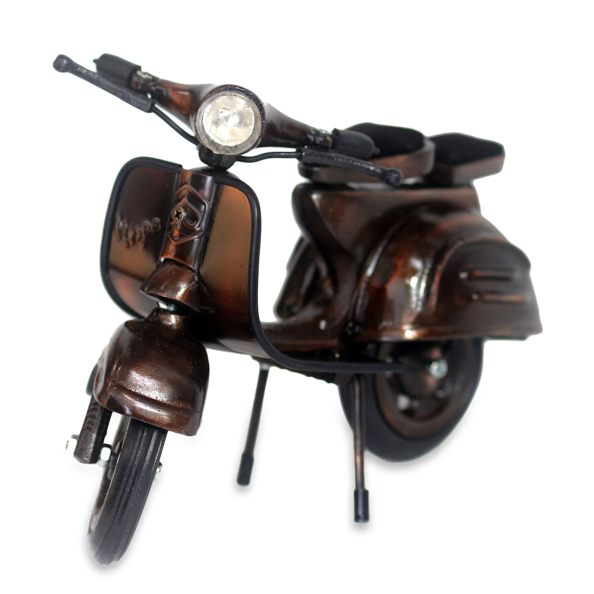 UNICEF Market Brass Vespa Statue from Indonesia Classic Scooter