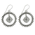 Sterling silver dangle earrings, 'Mystic Aura' - Handmade Silver Dangle Earrings Sterling 925
