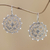 Sterling silver dangle earrings, 'Heart Tendrils' - Artisan Made Sterling 925 Silver Dangle Earrings