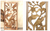 Wood relief panel, 'Bali Orchid' - Hand Carved Orchid Relief Wall Panel (image 2) thumbail