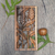 Wood relief panel, 'Balinese Heliconia' - Floral Balinese Relief Panel Hand Carved Wall Sculpture (image 2j) thumbail