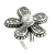 Cultured pearl flower ring, 'White Plumeria' - Women's Cultured Pearl and Silver 925 Flower Ring (image 2b) thumbail