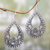 Sterling silver dangle earrings, 'Bali Glam' - Sterling silver dangle earrings (image 2) thumbail