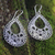 Sterling silver dangle earrings, 'Bali Glam' - Sterling silver dangle earrings (image 2c) thumbail