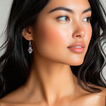 Gold accent earrings, 'Golden Horizon' - Gold accent dangle earrings