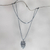 Sterling silver pendant necklace, 'Menjangan Glory' - Fair Trade Sterling Silver Necklace Artisan Jewelry (image 2b) thumbail