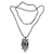 Sterling silver pendant necklace, 'Menjangan Glory' - Fair Trade Sterling Silver Necklace Artisan Jewelry (image 2c) thumbail
