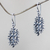 Sterling silver dangle earrings, 'Menjangan Glory' - Handcrafted Sterling Silver Coral Earrings Artisan Jewelry thumbail