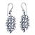 Sterling silver dangle earrings, 'Menjangan Glory' - Handcrafted Sterling Silver Coral Earrings Artisan Jewelry (image 2b) thumbail