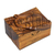 Wood puzzle box, 'Glorious Buddha' - Hand-carved Wood Puzzle Box Buddhist Art thumbail