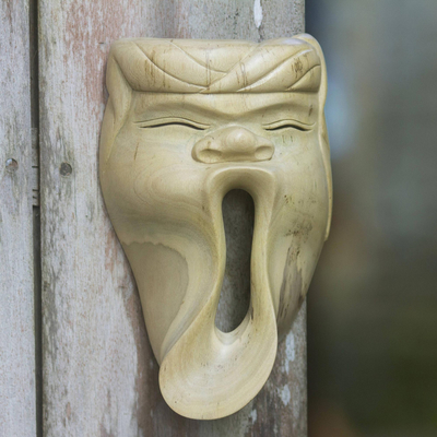 Wood mask, Big Yawn