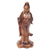 estatuilla de madera - Diosa Budista Escultura Madera Tallada A Mano