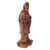 Wood statuette, 'Beautiful Kwan Im' - Buddhist Goddess Sculpture Hand-carved Wood (image 2b) thumbail