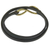 Leather wrap bracelet, 'Brown Infinity' - Artisan Crafted Leather Wrap Bracelet with Large Brass Hook (image 2c) thumbail